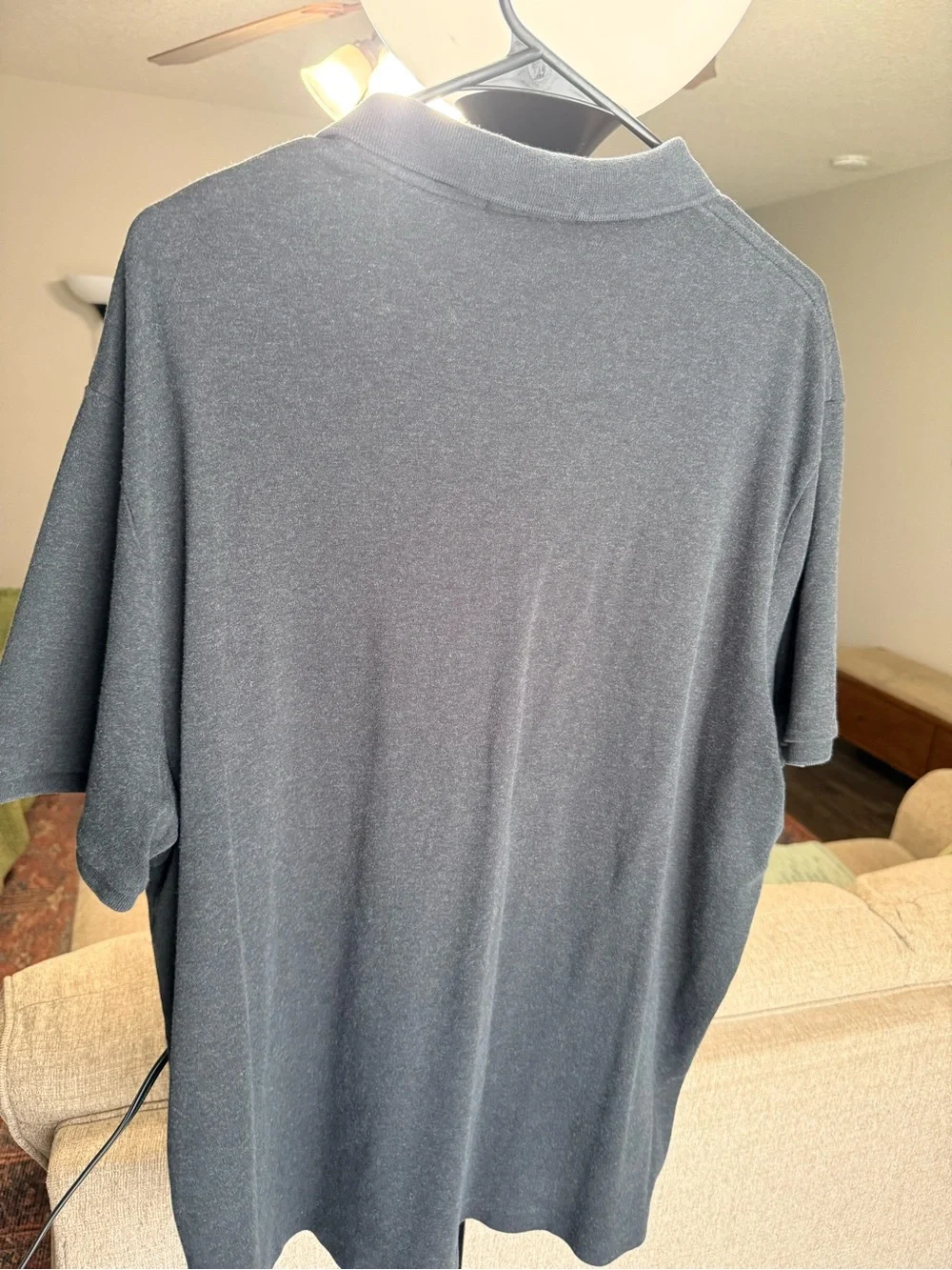 Polo by Ralph Lauren Men’s XL Charcoal Heather Short Sleeve Cotton Polo Shirt